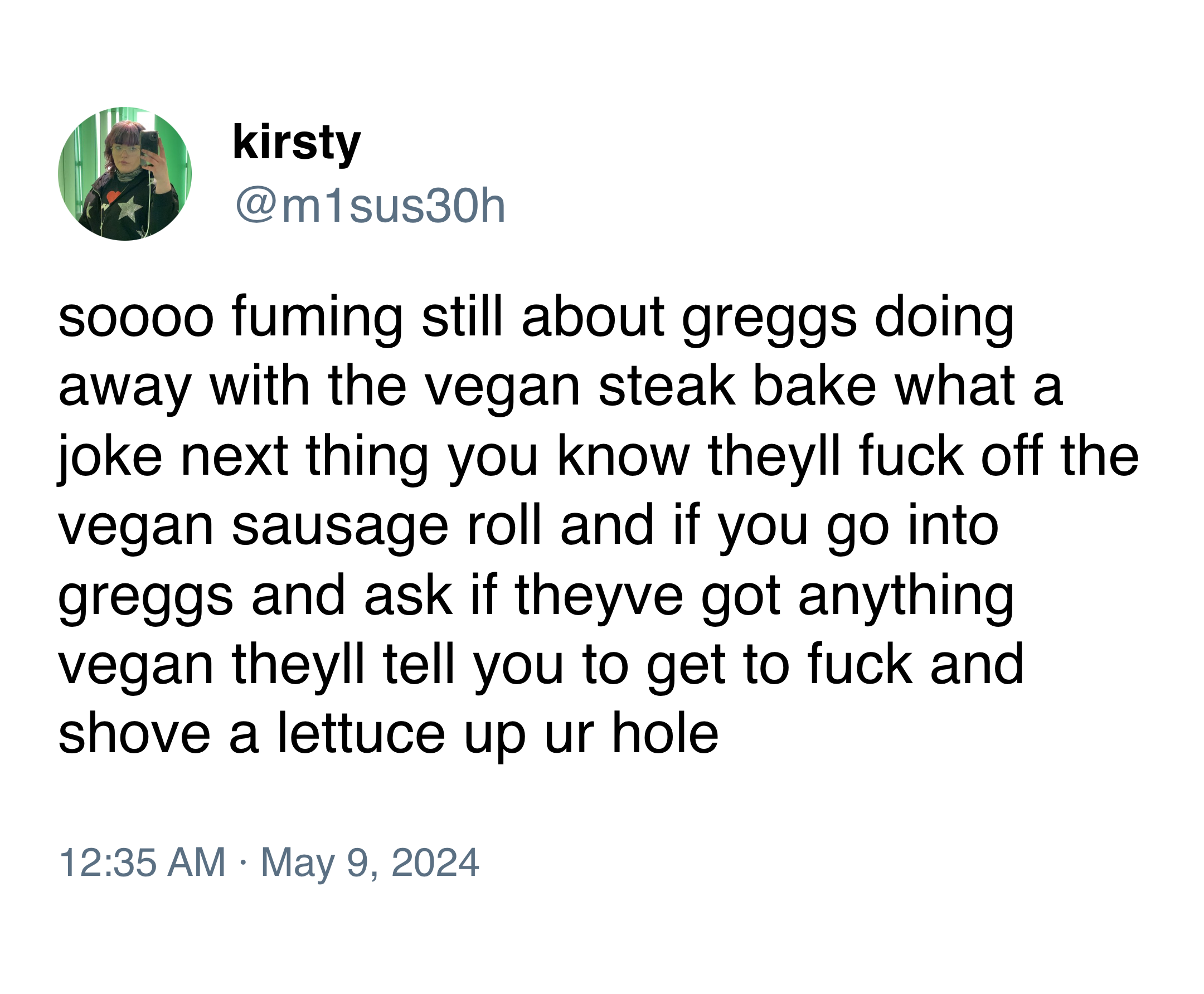 Greggs’ new vegan bake is a sopping mess