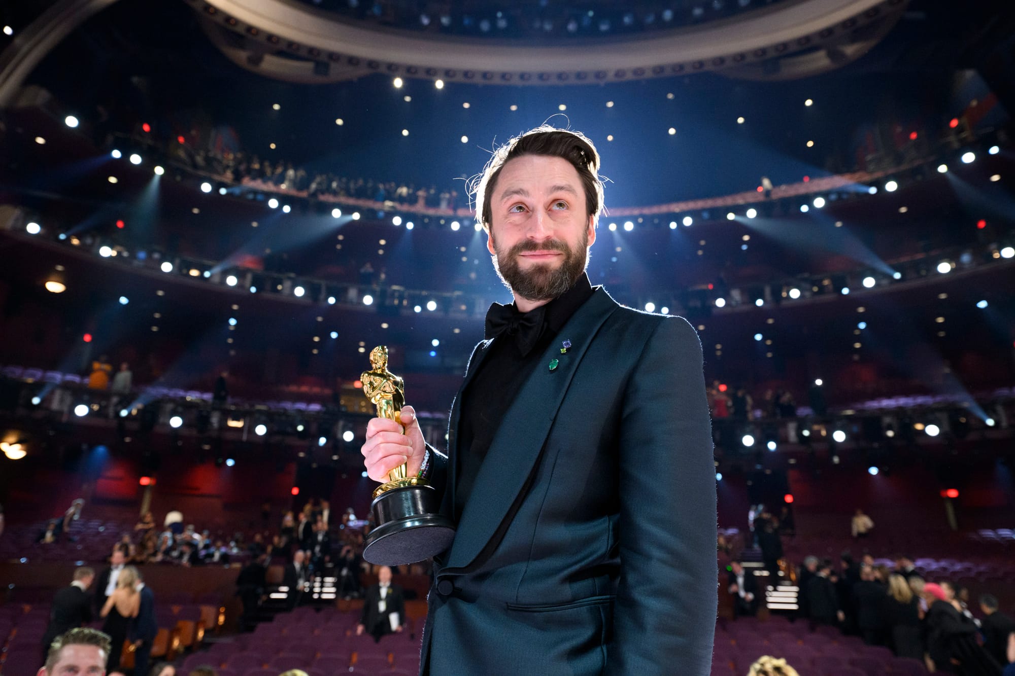 Kieran Culkin winner of Best Actor in a Supporting Role at the live ABC Telecast of the 97th Oscars® at the Dolby® Theatre at Ovation Hollywood on Sunday, March 2, 2025.