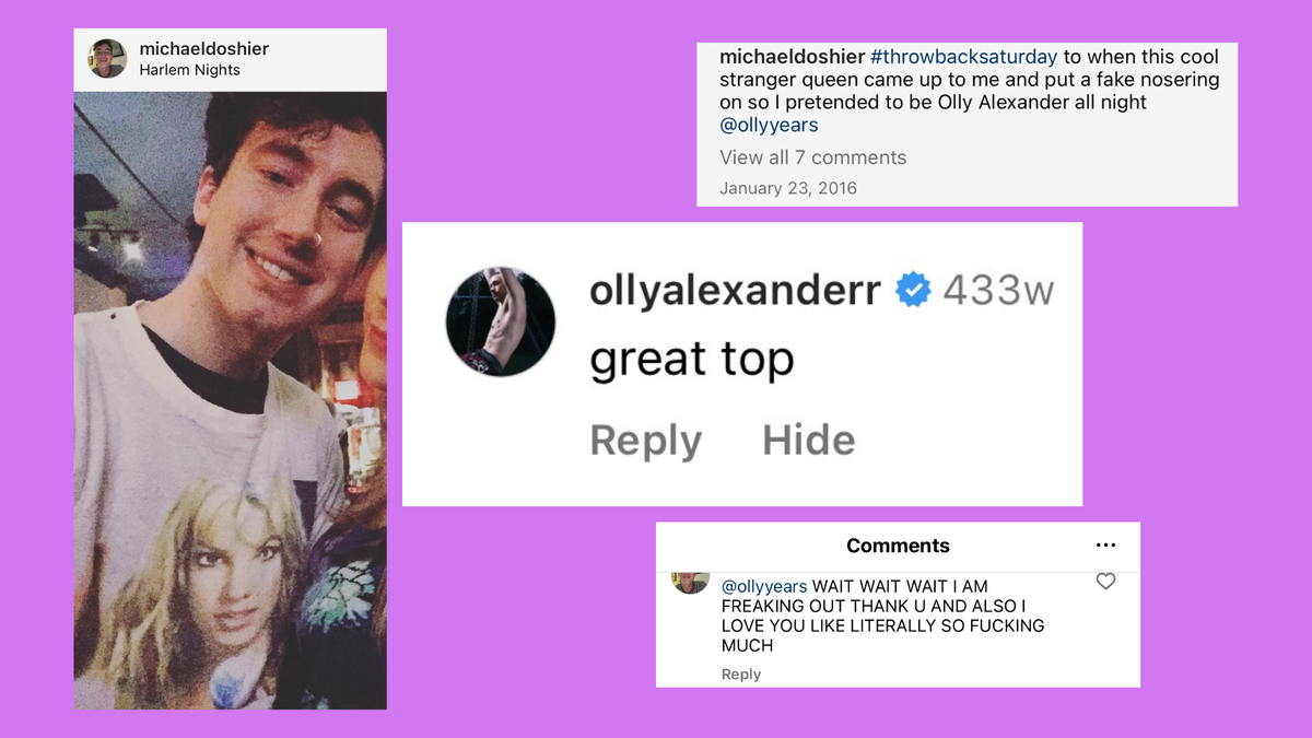 Michael Doshier on the origins of "Olly Alexander"